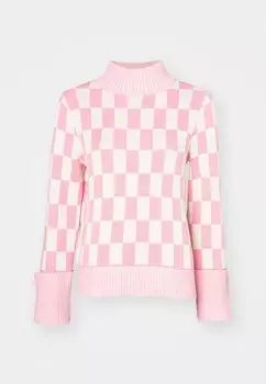 Джемпер SLFSARA HIGH NECK Selected Femme, светло-розовый