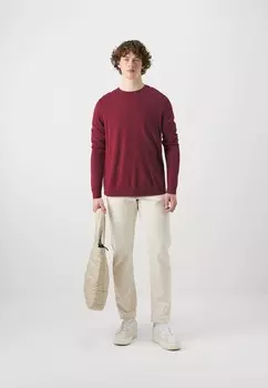 Джемпер SLHBERG CREW NECK Selected Homme, цвет Mottled Red
