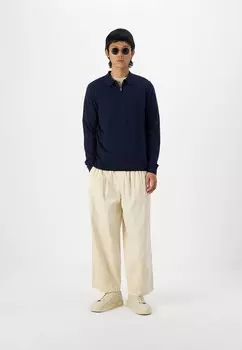 Джемпер SLHBERG LS HALF ZIP NOOS Selected Homme, темно-синий