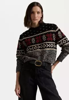 Джемпер SNOWFLAKE-MOTIF WOOL CREWNECK SWEATER Polo Ralph Lauren, мультиколор