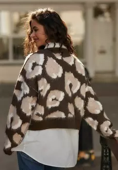 Джемпер SOFT TOUCH BRUSHED Next, светло-коричневый