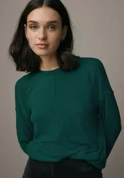 Джемпер SOFT TOUCH COSY SEAM CREW NECK REGULAR FIT Next, зеленый