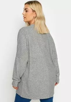 Джемпер SOFT TOUCH Yours Clothing, серый