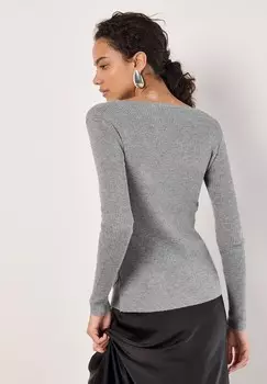 Джемпер SPARKLE WRAP Apricot, серебристый