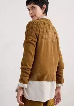 Джемпер STONE CHAT Seasalt Cornwall, коричневый