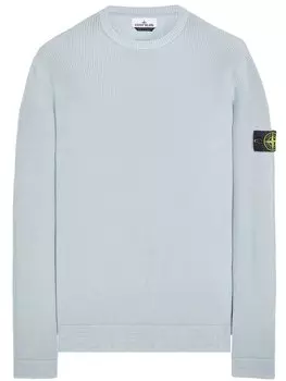 Джемпер Stone Island Cotton, светло-синий