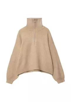 Джемпер Stradivarius, светло-коричневый