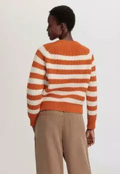 Джемпер STREIFEN hessnatur, оранжевый