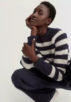 Джемпер STREIFEN hessnatur, синий