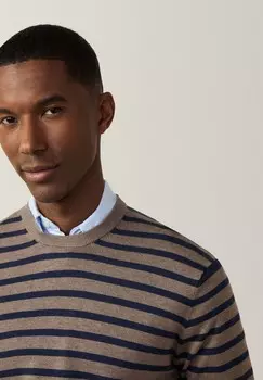 Джемпер STRIPE CREW Faonnable, синий