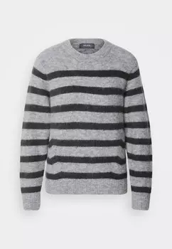 Джемпер STRIPE CREWNECK Mos Mosh, серый