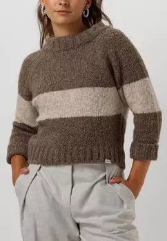 Джемпер STRIPE Penn & Ink, коричневый