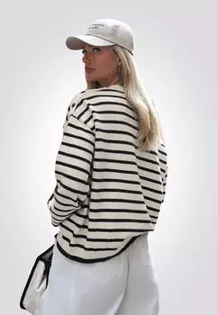 Джемпер STRIPED CHILL Cupshe, черный