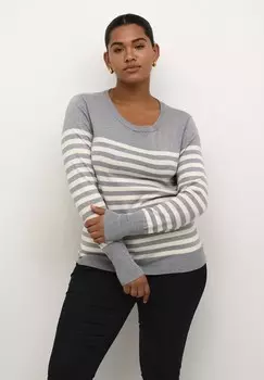 Джемпер STRIPED Kaffe Curve, серый