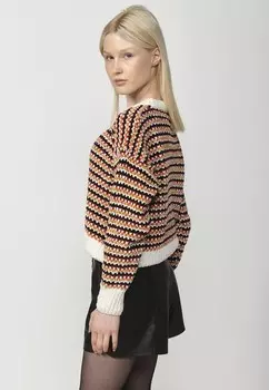 Джемпер STRIPED Koroshi, светло-коричневый