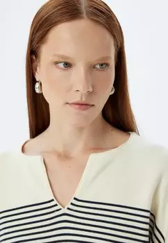 Джемпер STRIPED Koton, темно-синий