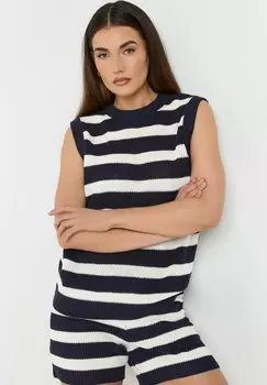 Джемпер STRIPED SLEEVELESS Long Tall Sally, темно-синий