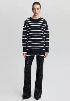 Джемпер STRIPED Touch Priv, черный