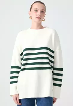 Джемпер STRIPED Touch Priv, зеленый