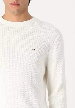 Джемпер STRUCTURE Tommy Hilfiger, молочный