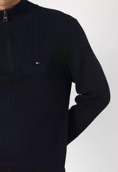 Джемпер STRUCTURE Tommy Hilfiger, темно-синий