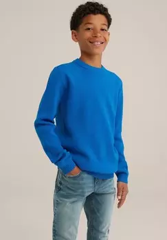 Джемпер STRUCTUUR WE Fashion, цвет Mottled Light Blue