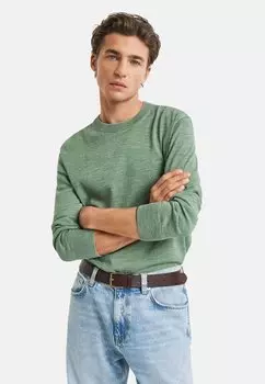 Джемпер SUNFADED C-NECK GANT, зеленый