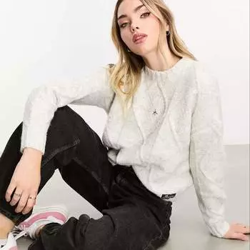 Джемпер Superdry Chunky Cable Knit, серый