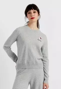 Джемпер SWEATER HELLO KITTY BADGE CHINTI & PARKER, серый