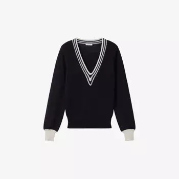 Джемпер tammy с v-образным вырезом Reiss, синий