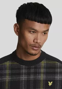Джемпер TARTAN Lyle & Scott, черный