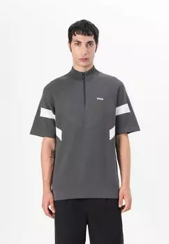 Джемпер TENNIS RETRO BOSS, темно-серый