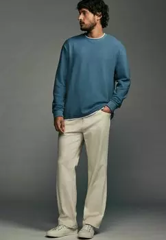 Джемпер TEXTURE LONG SLEEVE MOCK LAYER REGULAR FIT Next, синий