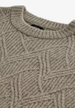 Джемпер TEXTURED CREW REGULAR FIT Next, бежевый