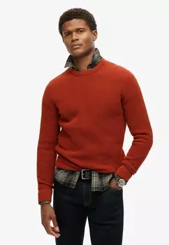 Джемпер TEXTURED CREW Superdry, оранжевый