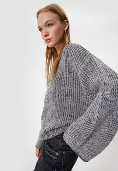 Джемпер TEXTURED Koton, серый