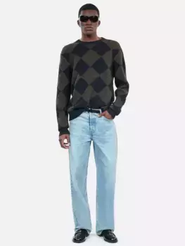 Джемпер THE KOOPLES Wool Crew Neck, цвет green/navy