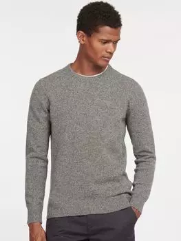 Джемпер Tisbury из овечьей шерсти с круглым вырезом Barbour, серый