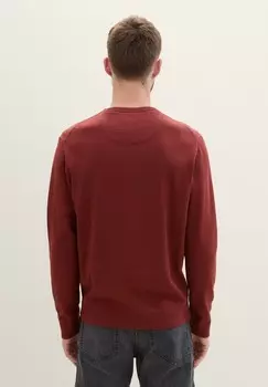 Джемпер TOM TAILOR, темно-красный