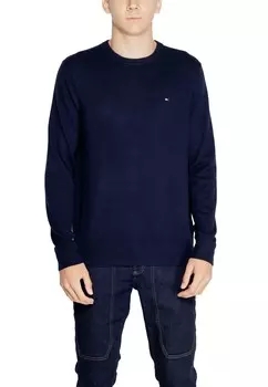 Джемпер Tommy Hilfiger с круглым вырезом, синий