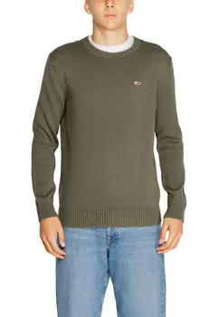 Джемпер Tommy Hilfiger с круглым вырезом, зеленый