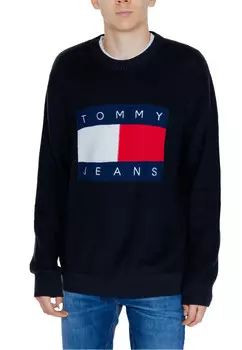 Джемпер Tommy Jeans с логотипом, черный