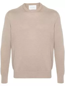 Джемпер тонкой вязки Ballantyne с круглым вырезом, серый