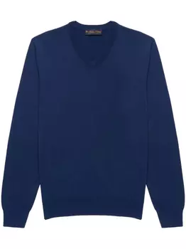Джемпер тонкой вязки Brooks Brothers, синий