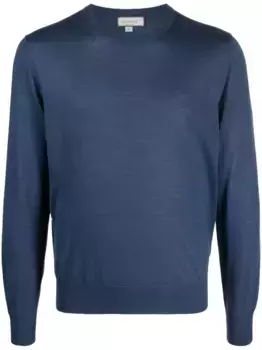 Джемпер тонкой вязки Canali, синий