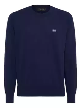 Джемпер тонкой вязки DSQUARED2, синий
