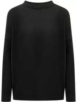 Джемпер тонкой вязки Jucca approved, черный