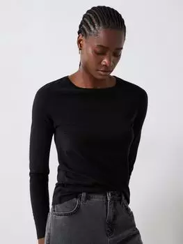 Джемпер тонкой вязки Lara HUSH, черный