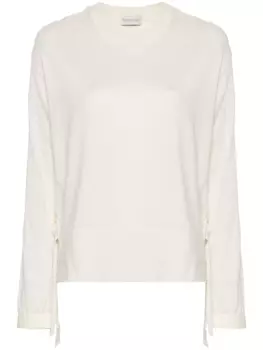 Джемпер тонкой вязки Moncler, бежевый