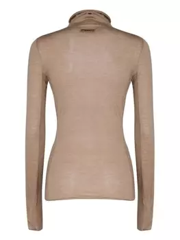 Джемпер тонкой вязки PINKO, коричневый